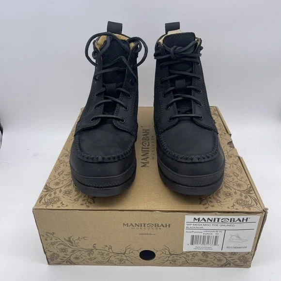 NEW Manitobah Footwear‎ Mesa Moc Toe Unlined Boot - Men's Sz 8.5 - Picture 9 of 13